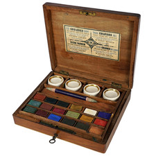 Antico Acquerello Francese