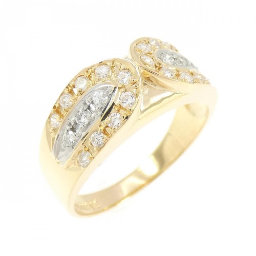 Autentico anello con diamanti
