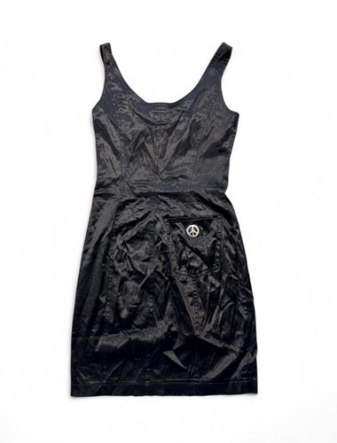 Abito bodycon nero vintage - bodycon,