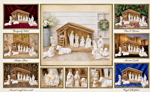 Presepe vintage pezzi - presepe,