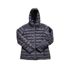 Brugi piumino donna nero con cappuccio taglia 42 veste slim