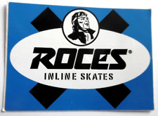 Adesivo Pubblicitario Roces Inline Skates Logo 7 X 5 Cm Pattini Italia Anni '90