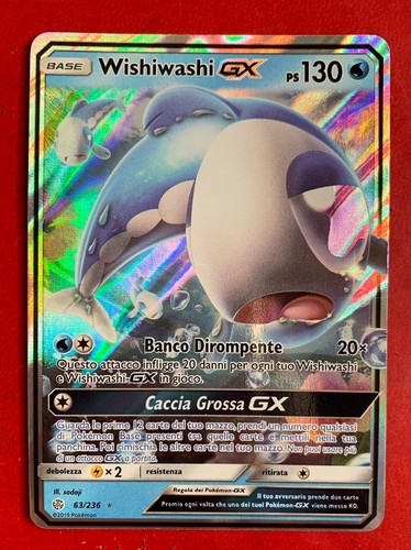 Lotto carte pokemon wishiwashi - lotto,