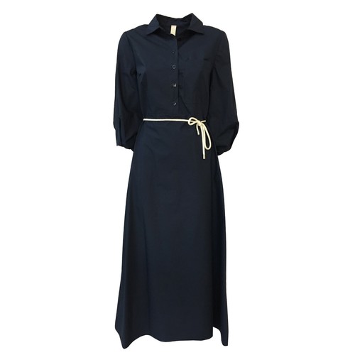 Etici abito donna blu manica - blu,