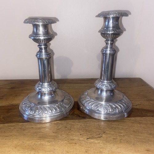 Coppia antichi candelabri - di,