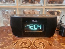 iHome iBT38 Wireless Bluetooth Stereo Doppia Sveglia FM Ricarica USB Radio 