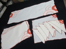 Vtg 8 Placemats 8 Napkins 1