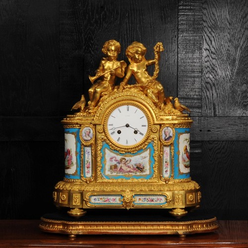Fine orologio porcellana - in,
