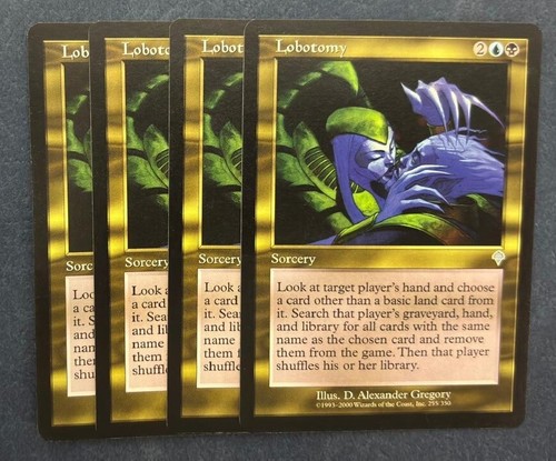 Mtg invasione lobotomia nm - 4x,