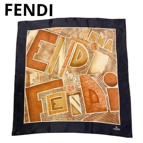 Sciarpa fendi 1925 logo seta - sciarpa,