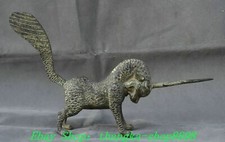 Statua unicorno bestia drago