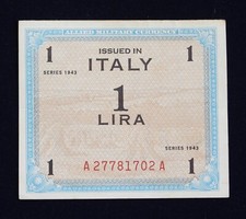 RARE 1943 Italy Allied