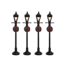 GAS LANTERN STREET LAMP - LAMPIONE A GAS 4 PZ