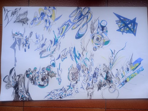 Disegno geometrico astratto - disegno,