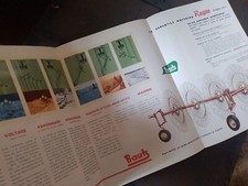 Brochure BAUTZ STELLA MACCHINA DA FIENAGIONE TRATTORI AGRICOLI 