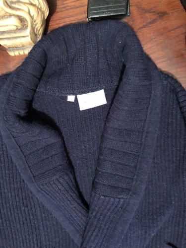 Cardigan uomo doppio petto blu - petto,