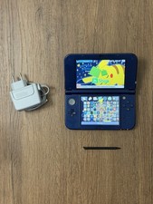 New Nintendo 3DS XL 64 GB Metallic Blue Con Caricatore Originale