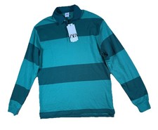 Polo Zara uomo verde medio