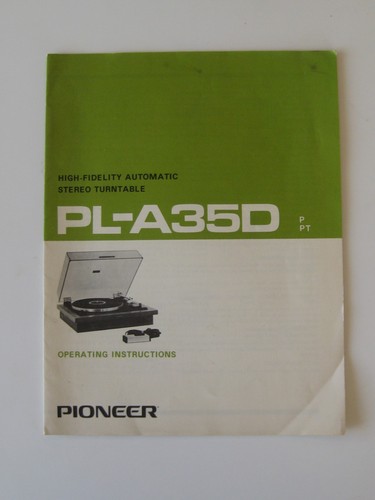 Pioneer a35d giradischi - pioneer, pl-a35d