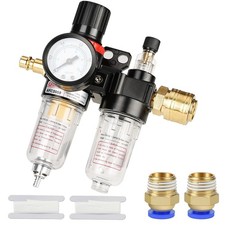 oumuik Riduttore di pressione dell aria compressa da 1/4 di pollice separatore d