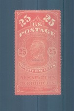 Francobollo giornale USA 1865