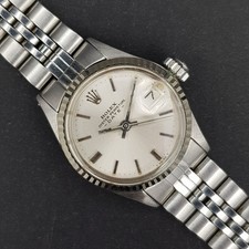 Rolex Oyster Perpetual Lady Date 6517 26mm Good condition stahl steel X3