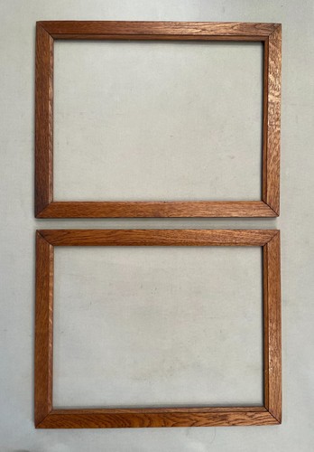 Coppia cornici rovere - coppia, in