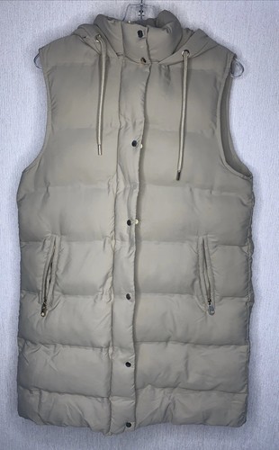 Zara gilet donna beige puffa - zara,