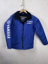 Giacca (grande)piccola fodera pile YAMAHA MOTOR SPORTS Racing Riders blu usata