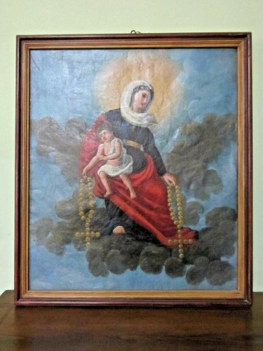 Quadro olio antico doppia - quadro,