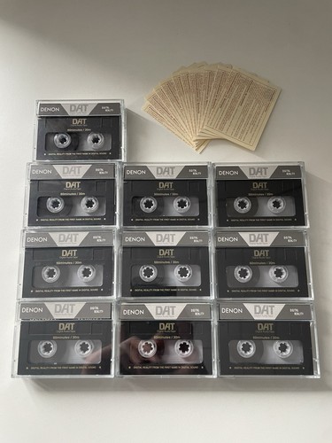 10x denon dat 60dt adesivo - 60dt, +