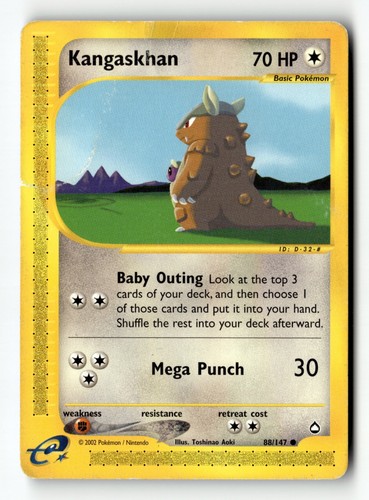Pokemon card kangaskhan - pokemon,