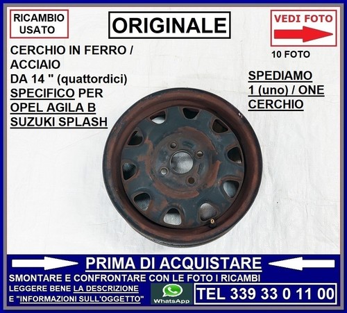 Cerchio ruota ferro - ferro, acciaio