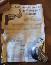 BLACK DECKER - ATTACCO ANGOLO RETTO MODELLO U-1021 CON ISTRUZIONI ORIGINALI