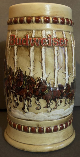 Budweiser 1981 holiday stein - budweiser,