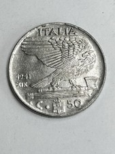 MONETA 50 CENTESIMI VITTORIO
