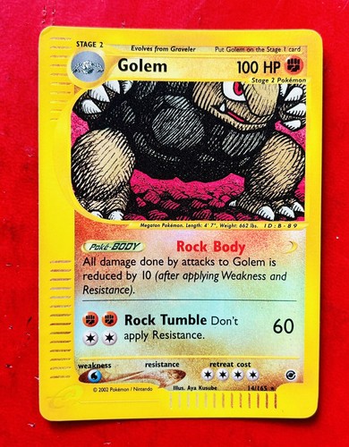 Lotto carte pokemon - , golem