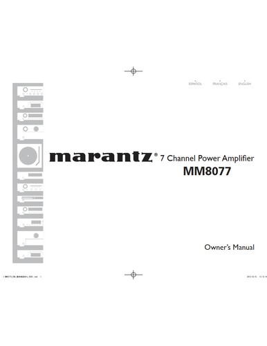 Marantz mm8077 amplifier - marantz,