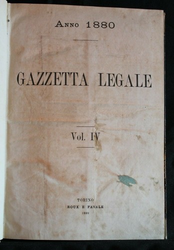 Gazzetta legale roux e - aa.vv.,