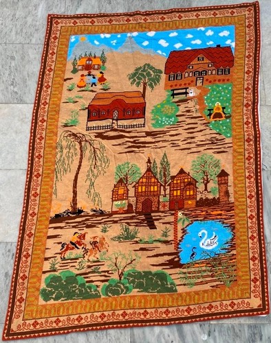 Vintage aubusson tapestry - vintage,