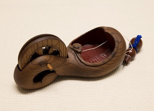 Vaso legno giapponese - legno,