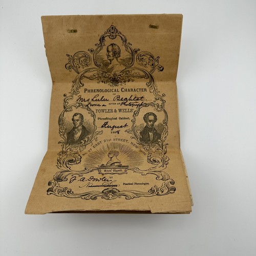 Antique 1898 phrenological - 1898,
