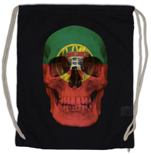 Classic portugal skull flag - classic,