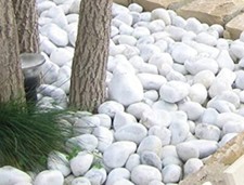 Ciottoli giardino bianco - ciottoli,