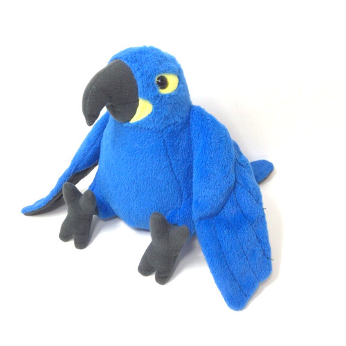 Peluche fagiolo ara giacinto