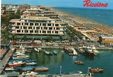 CARTOLINA ITALIA RIMINI RICCIONE 1976  HOTEL SAVIOLI SPIAGGIA Italy postcard
