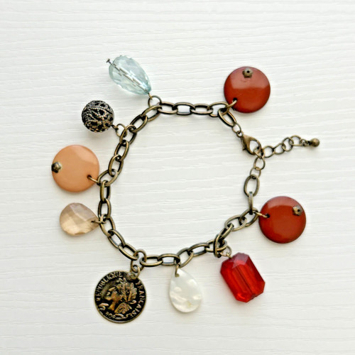 Bracciale rolo link vintage - bracciale,