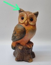 Vintage gufo ceramica cm - in,