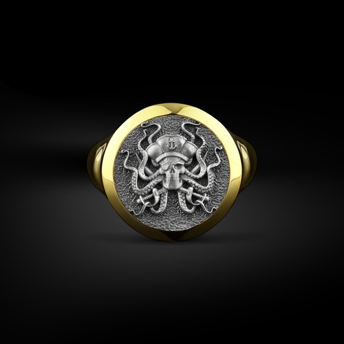 Anello uomo con sigillo - da,