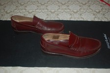 Loake, Mocassino Uomo, Loafer, Bourgundy, Pelle e cuoio, UK 9 fit F, usata